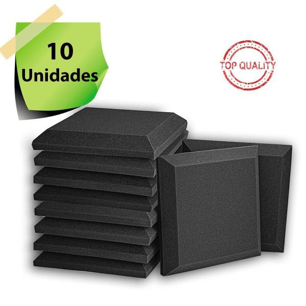 Imagem de Kit 10X Espumas Acústica Anti Ruídos Para Ambientes Internos