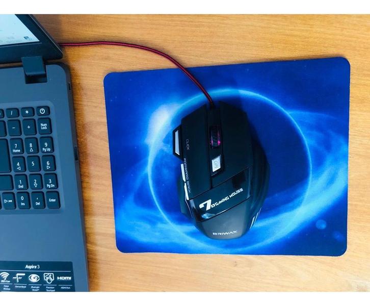 Imagem de Kit 10x Mousepad Basico Liso Simples Desenhos Atacado