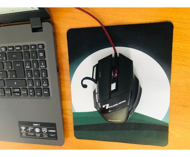 Imagem de Kit 10x Mousepad Basico Liso Simples Desenhos Atacado