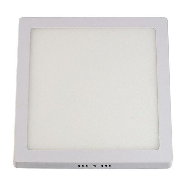 Imagem de Kit 10x Painel Home LED Sobrepor Quadrado 2040 Lúmens 6500k Branco Frio 24w Bivolt 27,5x27,5 Branco Llum Bronzearte