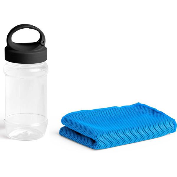 Imagem de Kit 10x Toalha Esportiva Gelada Refrescante TopGet Azul Claro