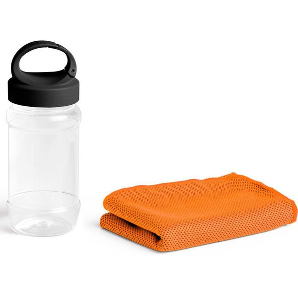 Imagem de Kit 10x Toalha Esportiva Gelada Refrescante TopGet Laranja