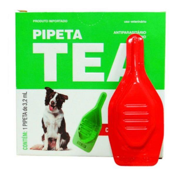 Imagem de Kit 11 Anti Pulgas Pipeta Tea Para Cães De 10,1 Kg Á 25kg