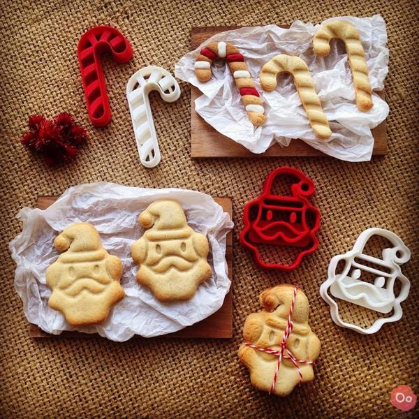 Imagem de Kit 11 Cortadores De Biscoitos Natalinos