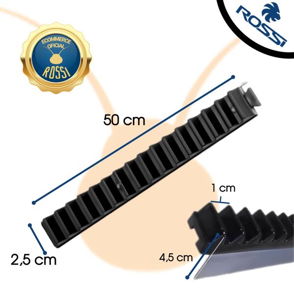 Imagem de Kit 11 Cremalheiras 50cm Dentada Barra P/ Motor Portão Rossi