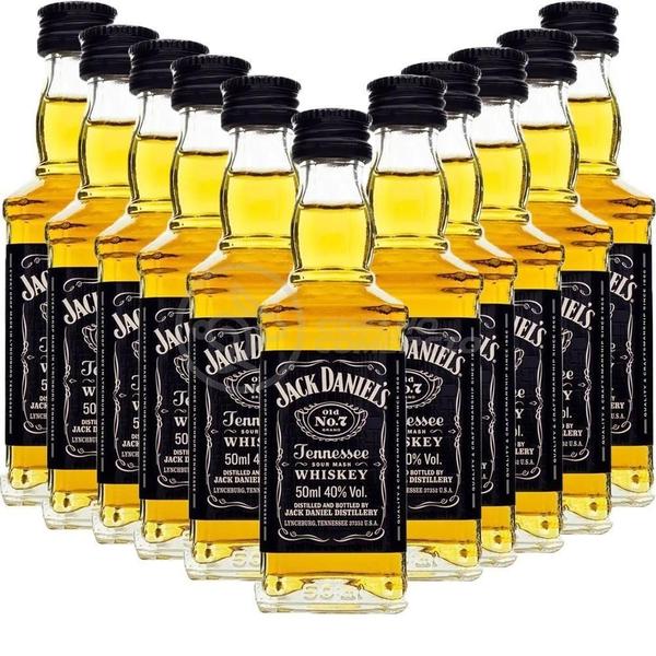 Imagem de Kit 11 Miniatura Whisky Uísque Jack Daniels Nº7 50Ml