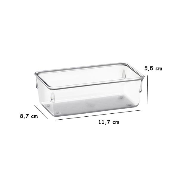 Kit 11 Organizador Multiuso Modular Gavetas Acrílico Quad GRANDE - Rebirth Imagem de Kit 11 Organizador Multiuso Modular Gavetas Acrílico Quad GRANDE