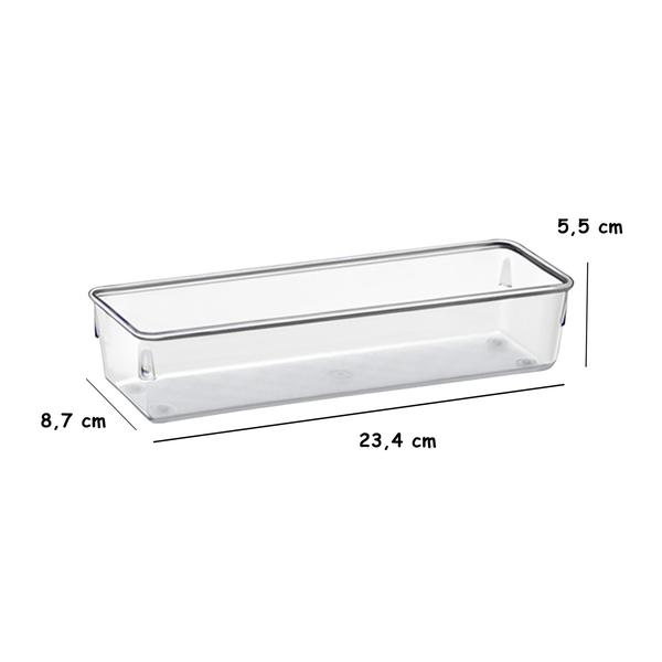 Kit 11 Organizador Multiuso Modular Gavetas Acrílico Quad GRANDE - Rebirth Imagem de Kit 11 Organizador Multiuso Modular Gavetas Acrílico Quad GRANDE