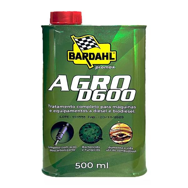 Imagem de Kit 12 Aditivo Bardahl Agro D600 500ml Tratamento Descarbonizante Diesel Biodiesel 500ml