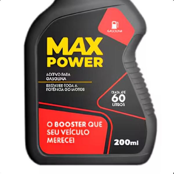 Imagem de Kit 12 Aditivo de Combustível MAX POWER para carros e motos (controle do octanagem e restauração de potência) 200ml-Bardahl Atacado