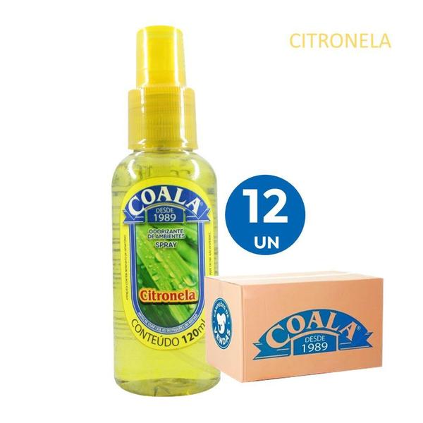 Imagem de Kit 12 Aromatizante Odorizante Perfumado de Ambientes Home Spray Citronela Coala 120ml