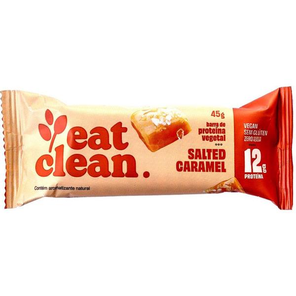 Imagem de Kit 12 Barra Proteína Vegana Salted Caramel Eat Clean 45g