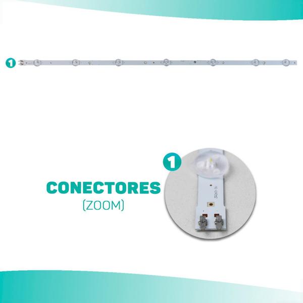 Imagem de Kit 12 Barras Led Compatível Un60Ft6003(G) Un60Ft6103Ag Novo