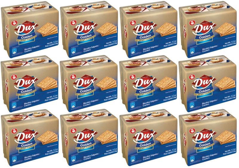 Imagem de KIT 12 BISCOITOS CRACKER DUX GOLDEN Importado Colômbia 120G