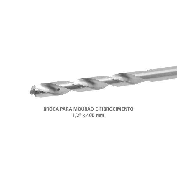 Imagem de Kit 12 Brocas Mourão Madeira Extra Longa 6 mm 8mm 10mm 12mm 