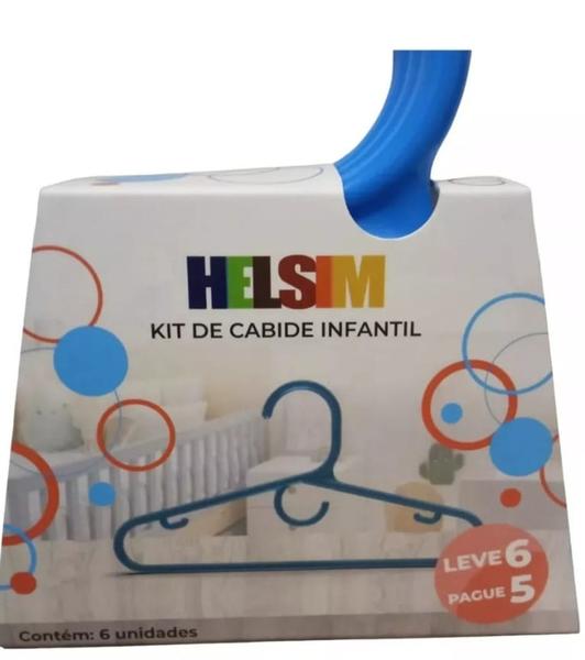 Imagem de Kit 12 Cabides Infantil Reforçado Resistente