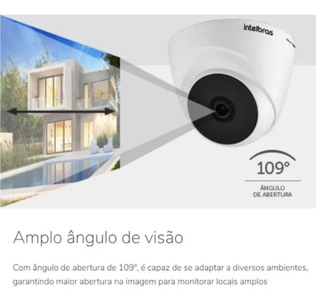 Imagem de Kit 12 Câmeras Intelbras Dome 1120d Dvr 16 Canais Com Hd