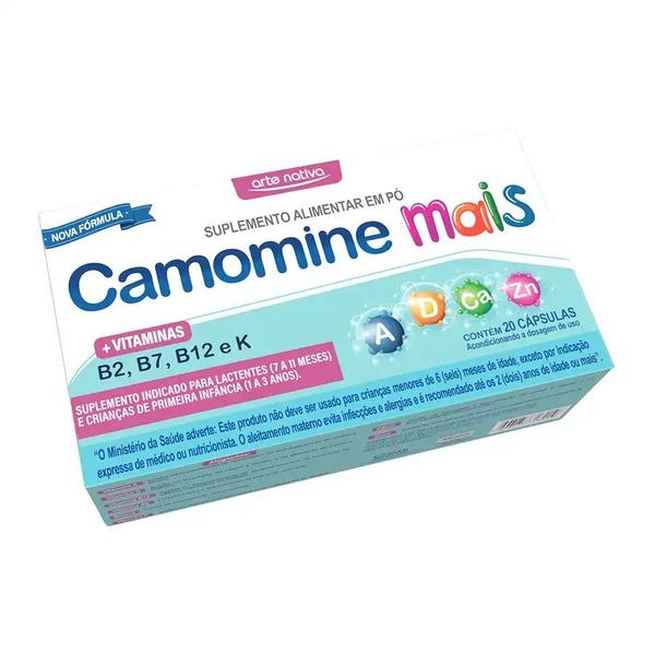 Imagem de Kit 12 Camomine Mais Vitaminas Nova Embalagem - Arte Nativa