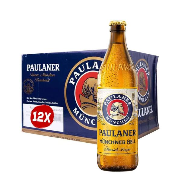 Imagem de Kit 12 Cerveja Paulaner Munchner Hell 500Ml