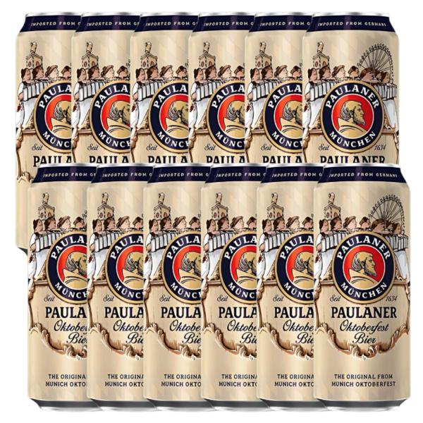 Imagem de Kit 12 Cervejas Paulaner Edição Especial Oktober Bier 500ml