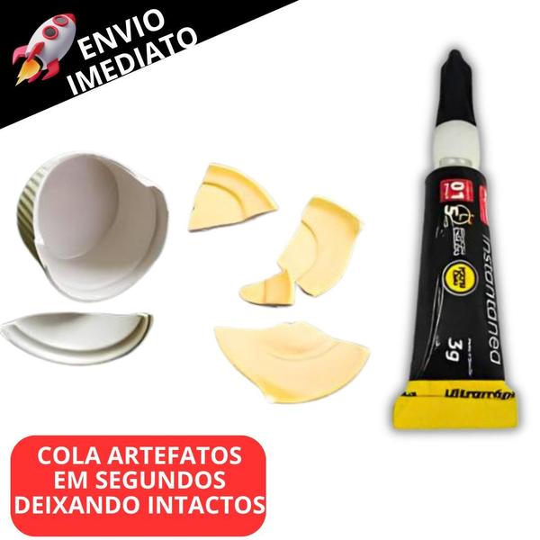 Imagem de Kit 12 Cola Super Cola Instantânea 3G Multiuso Cola Cerâmica Silicone Madeira Vidro Artefatos Muito