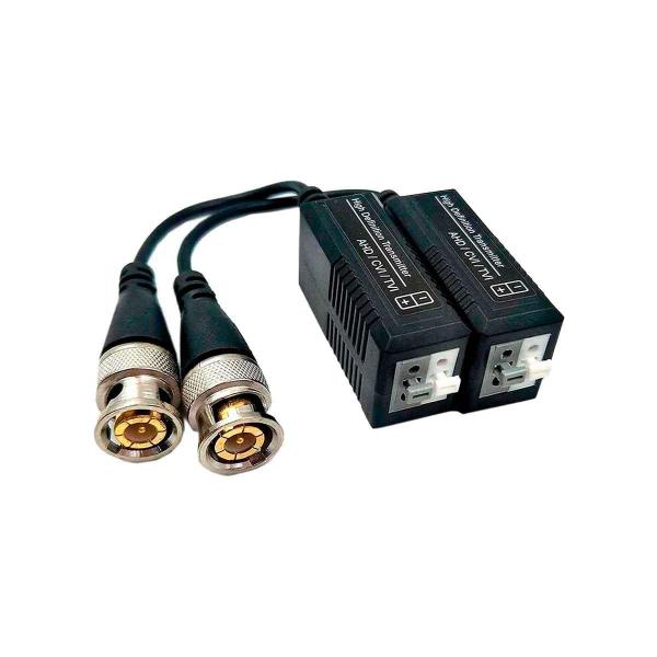 Imagem de Kit 12 Conectores Conversor Balun Multi HD - Engate Rápido