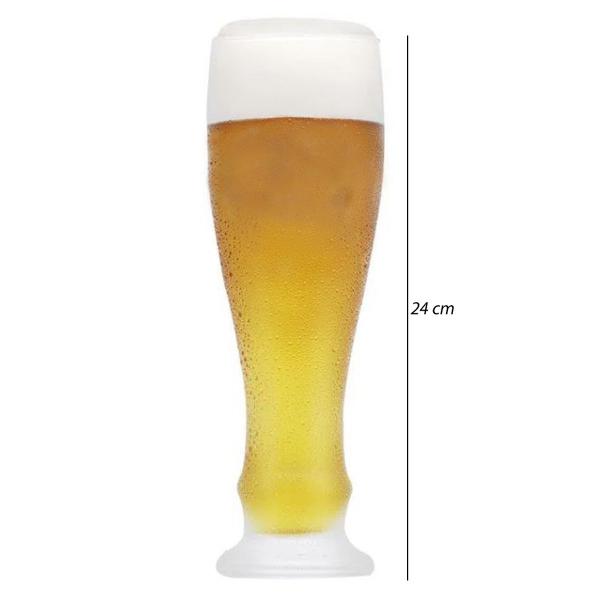 Imagem de Kit 12 Copos Grandes Para Cerveja E Chopp Vidro 24,5cm 500ml