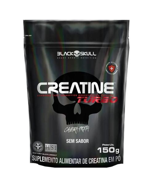 Imagem de Kit 12 Creatinas Turbo 150g Sache - Black Skull