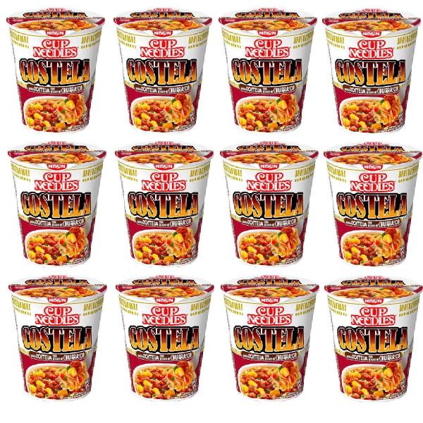 Imagem de Kit 12 Cup Noodles 68Gr Costela Churrasco