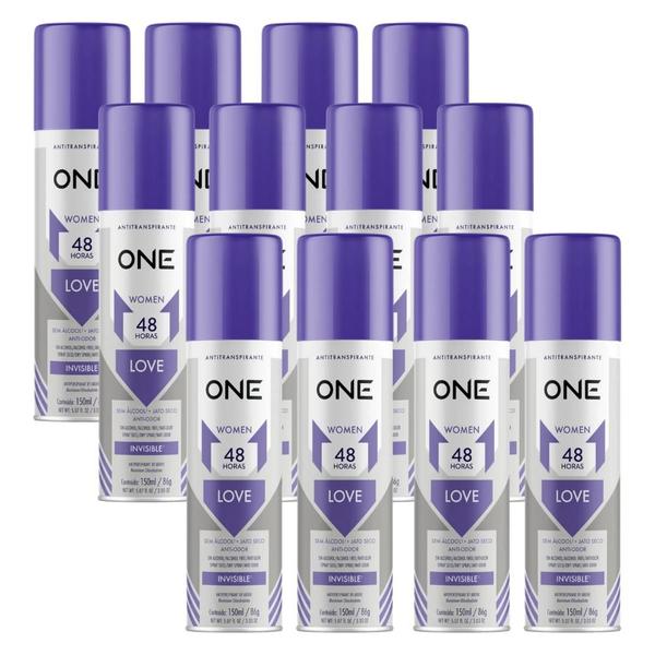 Imagem de Kit 12 Desodorante Above One Women Love 150ml