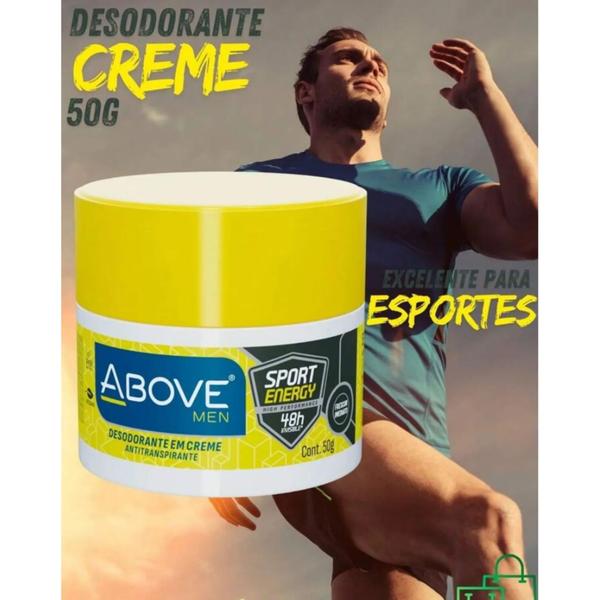 Imagem de Kit 12 Desodorante em Creme Above Sport Energy 50g