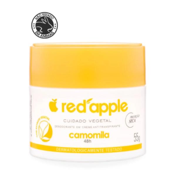 Imagem de Kit 12 Desodorante Em Creme Camomila 55G - Red Apple