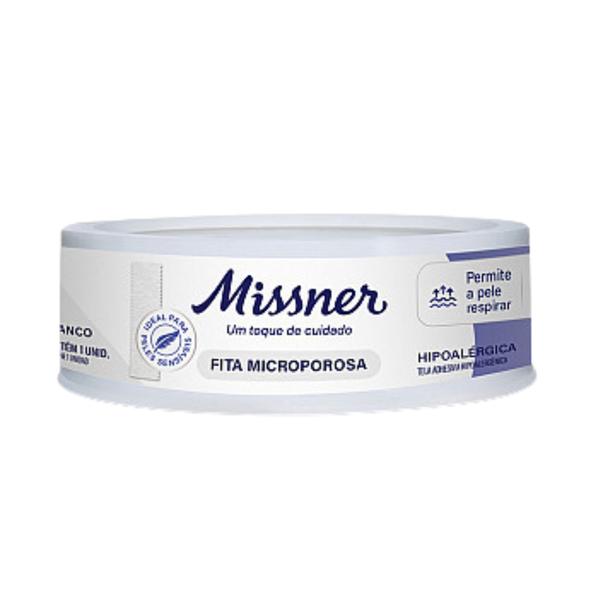 Imagem de Kit 12 Fita Microporosa Branca 1,2cm X 4,5m - Missner