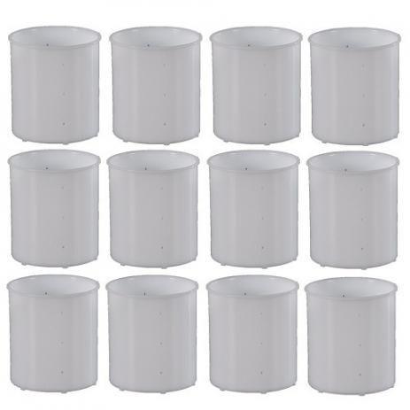 Kit 12 Forma Para Queijo Minas Plastica Reforçada 1Kg - Frescal Imagem de Kit 12 Forma Para Queijo Minas Plastica Reforçada 1Kg - Frescal