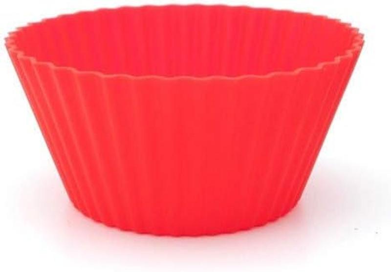 Imagem de Kit 12 Formas Silicone Mini Cupcake Bolo Muffin Assadeira