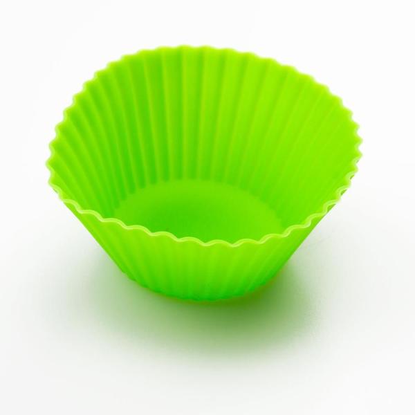 Imagem de Kit 12 Forminhas Cupcake Em Silicone Petit Gateau Empada