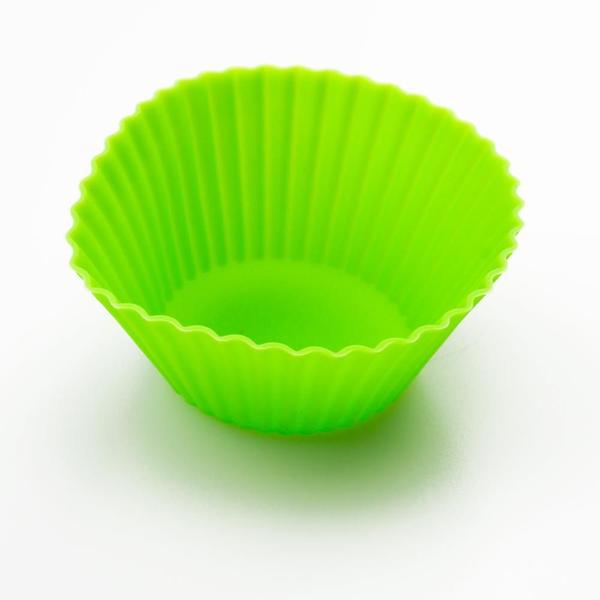 Kit 12 Forminhas Cupcake Em Silicone Petit Gateau Empada - Udlandia Imagem de Kit 12 Forminhas Cupcake Em Silicone Petit Gateau Empada