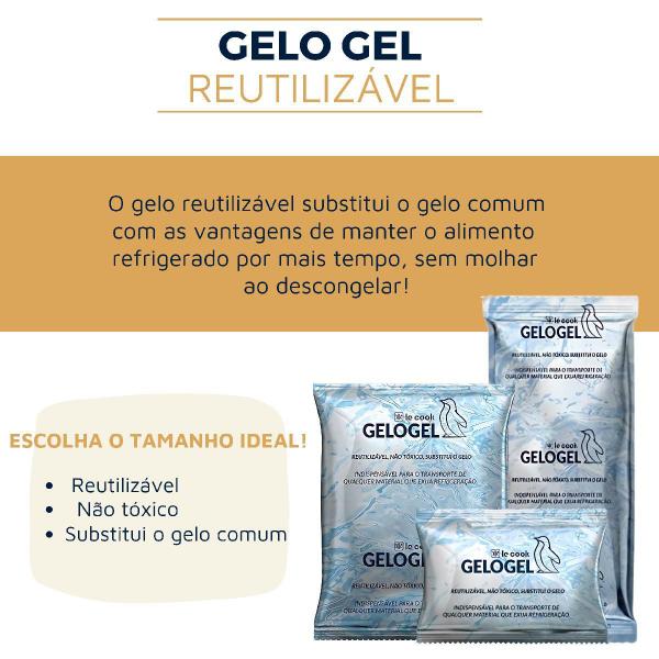 Imagem de Kit 12 Gelos Gel Artificial Reutilizável 120Ml Flexível