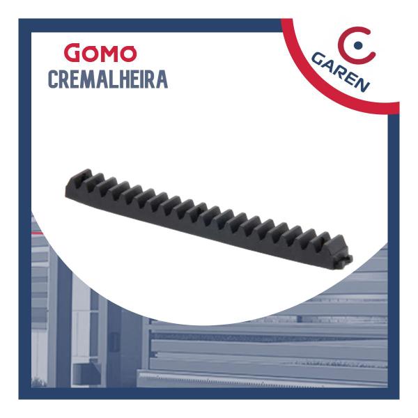 Kit 12 Gomo Cremalheira Preto Residencial 50cm Garen Seg Imagem de Kit 12 Gomo Cremalheira Preto Residencial 50cm Garen Seg