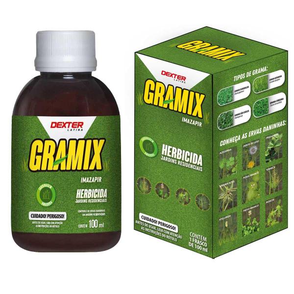 Imagem de Kit 12 Gramix Original 100ml Seletivo Eficaz Gramado Jardim