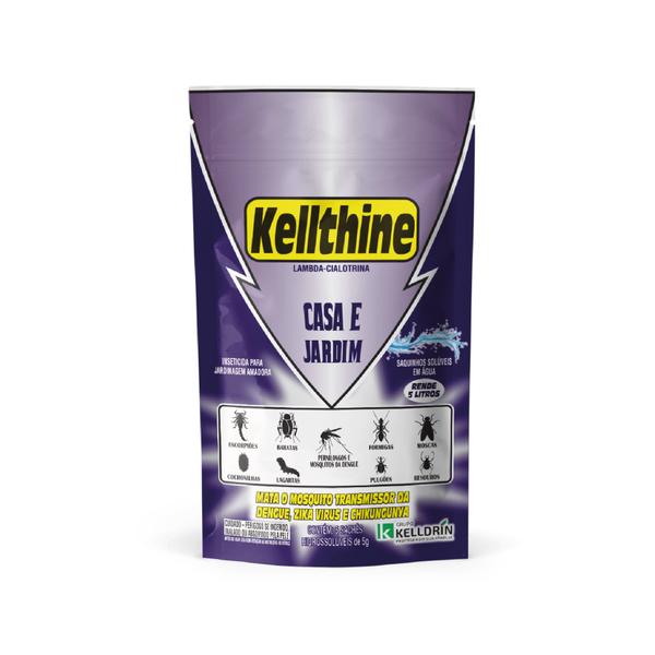 Imagem de Kit 12 Kellthine Multi Inceticida Casa E Jardins 300g C/ Nfe