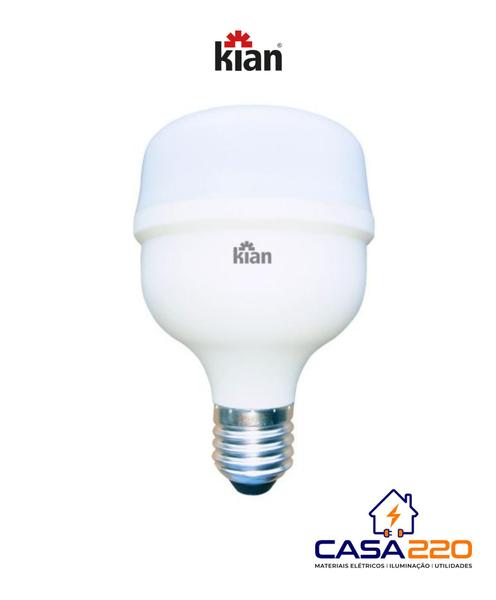 Imagem de Kit 12 Lâmpadas Led 20W E27 6500K Branca Fria Bivolt Kian