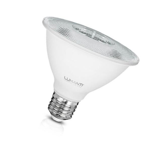 Imagem de Kit 12 Lâmpadas Led Par30 9,9W 3000K Branco Quente - Lumanti