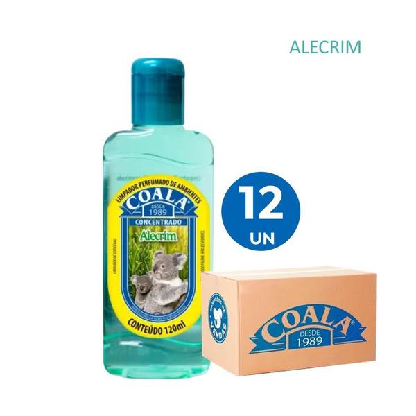 Imagem de Kit 12 Limpador Concentrado Perfumado de Ambientes Alecrim Coala 120ml