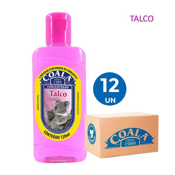 Imagem de Kit 12 Limpador Concentrado Perfumado de Ambientes Talco Coala 120ml