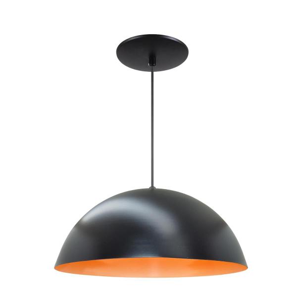 Kit 12 Luminária Pendente Meia Lua 50cm Interior Laranja Com Fiação 110/220v - Luminárias Navarro Imagem de Kit 12 Luminária Pendente Meia Lua 50cm Interior Laranja Com Fiação 110/220v