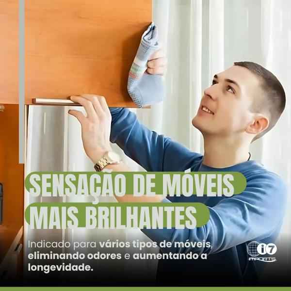 Imagem de Kit 12 Lustra Moveis Poderoso Removedor Brilho 300ml Cada