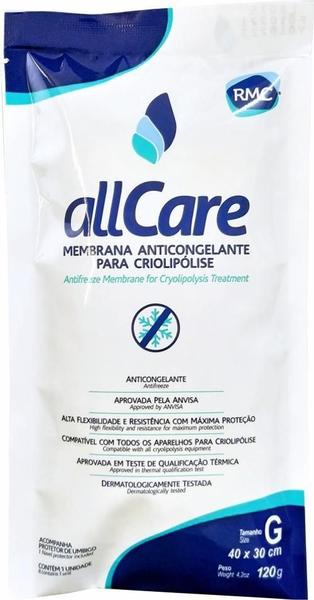 Imagem de Kit 12 Membrana Manta Criolipólise Rmc All Care -Tam G + Gel