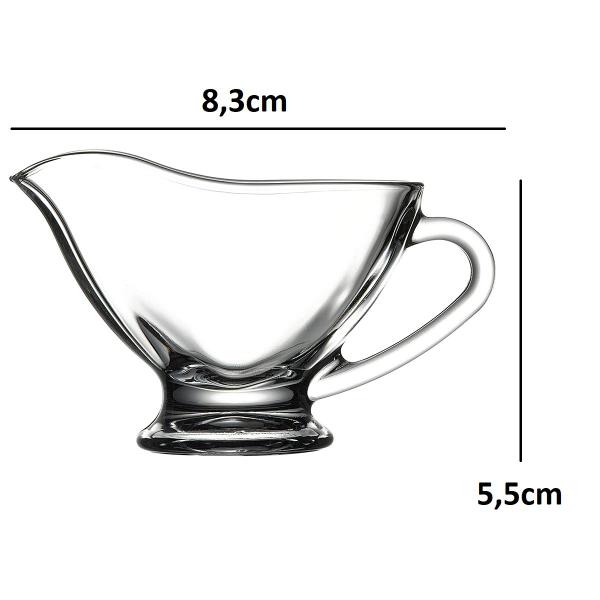 Imagem de Kit 12 Mini Molheira de Vidro Transparente Cristal 40ml