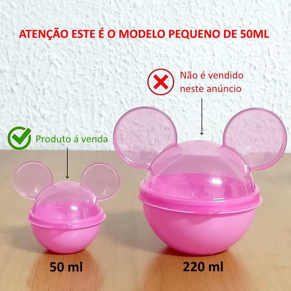 Imagem de Kit 12 Mini Porta Mix Orelhas Minnie Doces Lembrança Festa